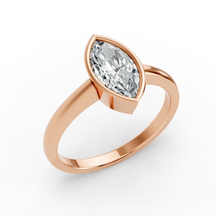 Bezel Set Solitaire Ring