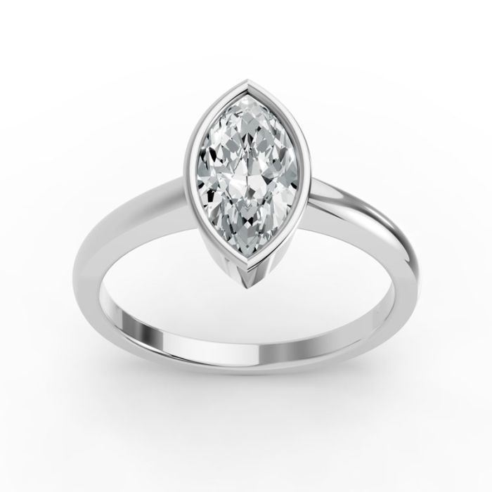 Bezel Set Solitaire Ring