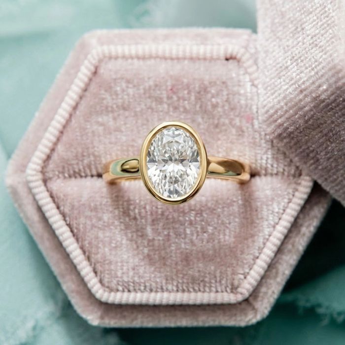 Bezel Set Solitaire Ring