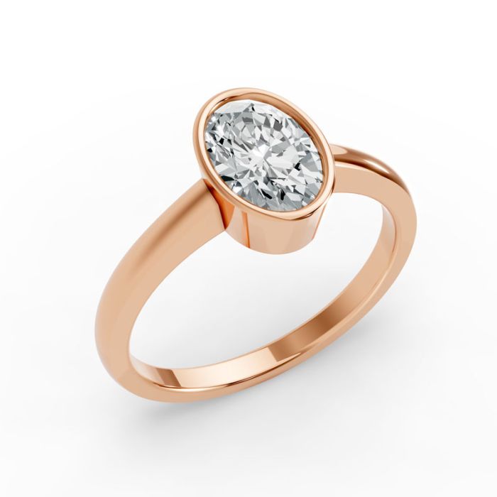 Bezel Set Solitaire Ring