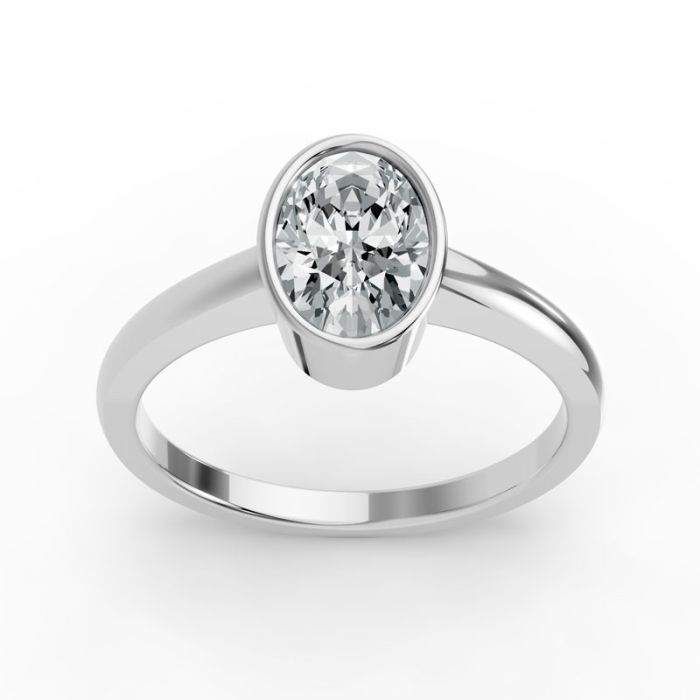 Bezel Set Solitaire Ring