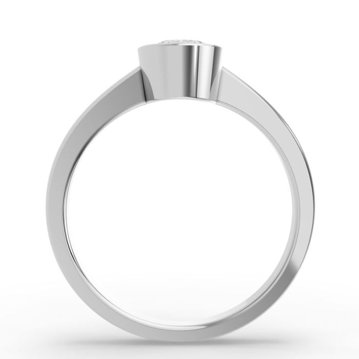 Bezel Set Solitaire Ring