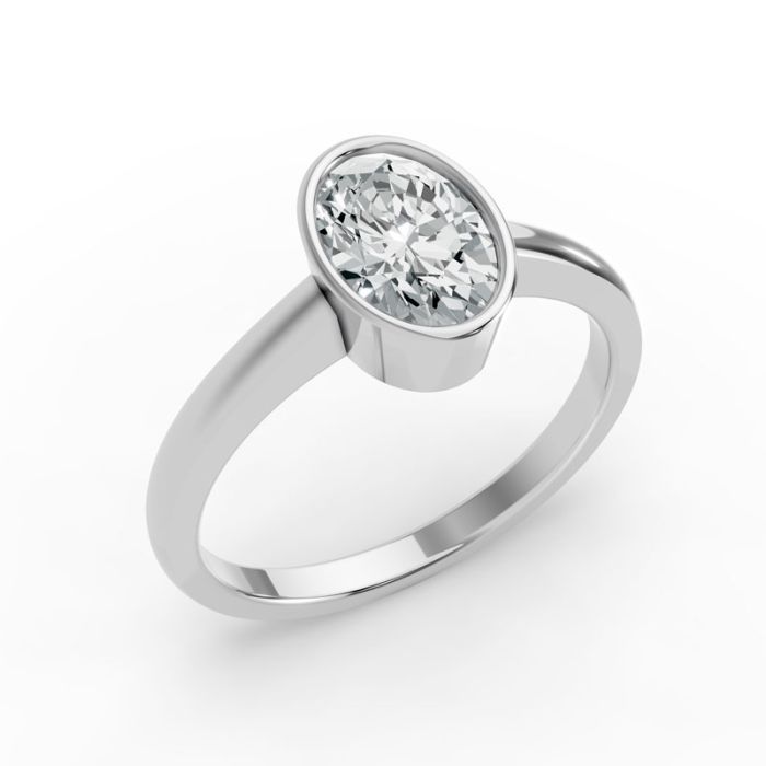 Bezel Set Solitaire Ring