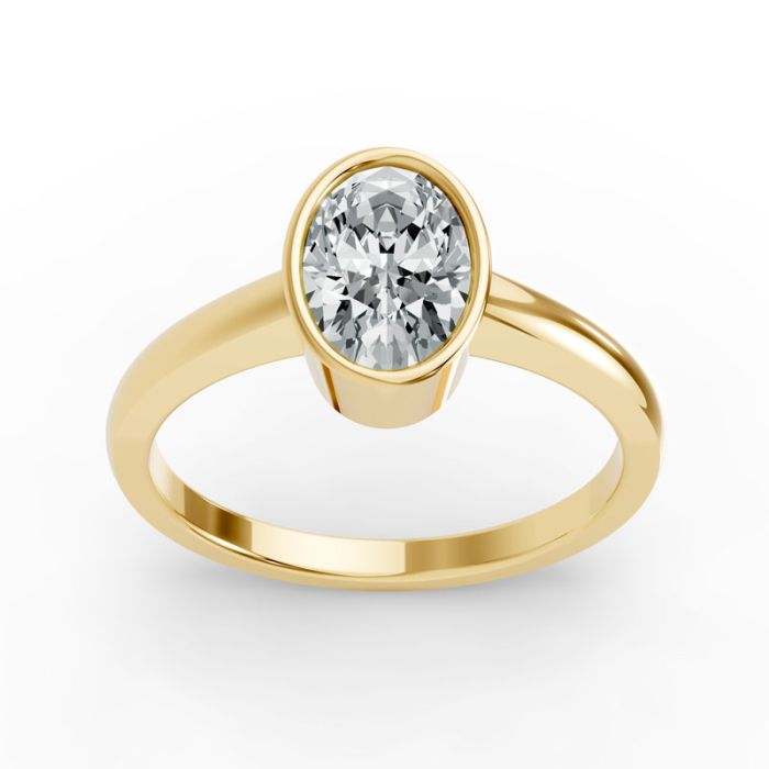 Bezel Set Solitaire Ring