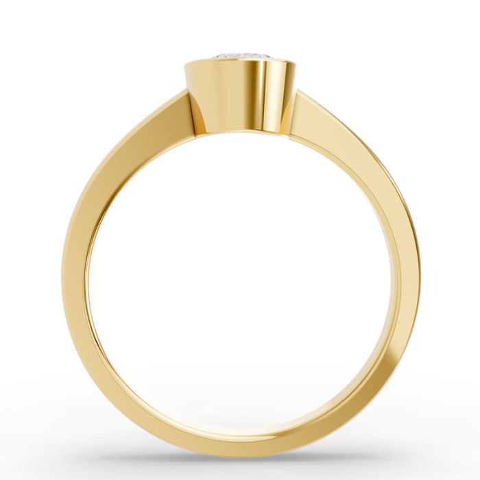 Bezel Set Solitaire Ring