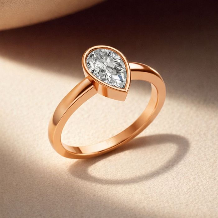 Bezel Set Solitaire Ring