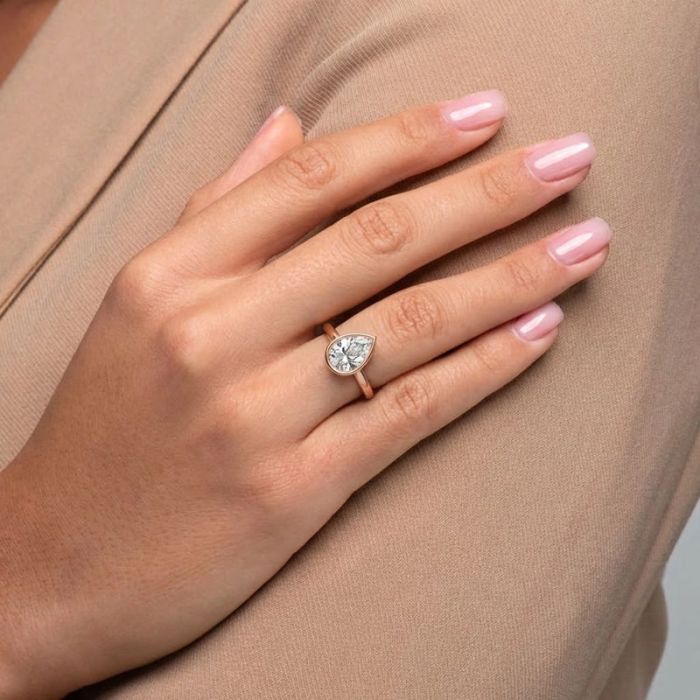 Bezel Set Solitaire Ring