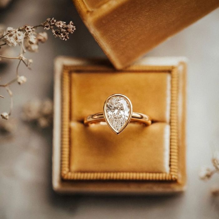 Bezel Set Solitaire Ring