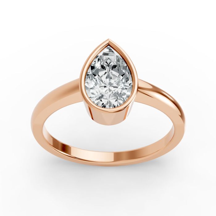 Bezel Set Solitaire Ring