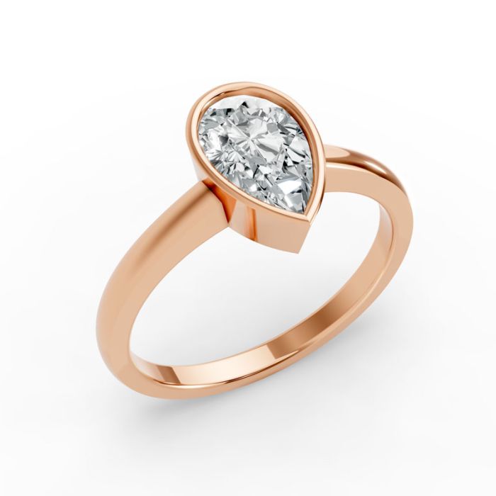 Bezel Set Solitaire Ring