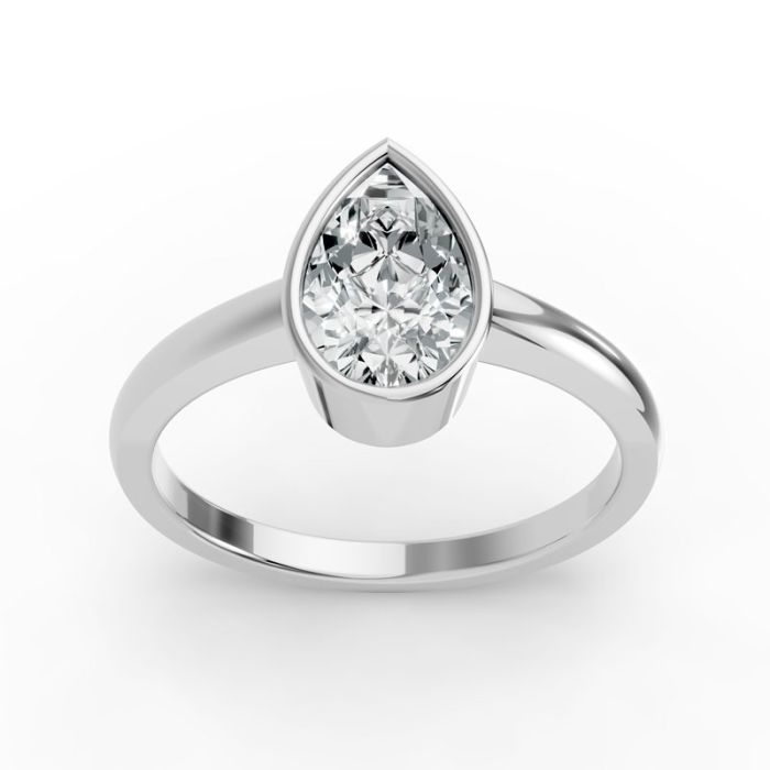 Bezel Set Solitaire Ring
