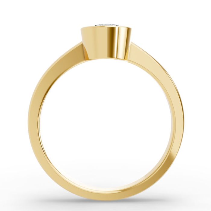 Bezel Set Solitaire Ring