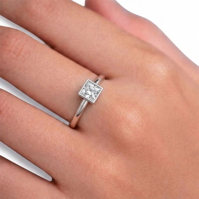 Bezel Set Solitaire Ring