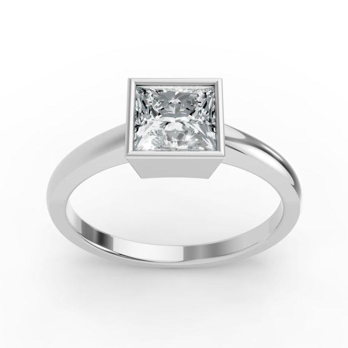 Bezel Set Solitaire Ring