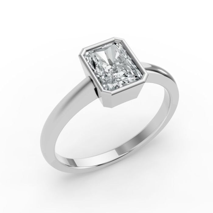 Bezel Set Solitaire Ring