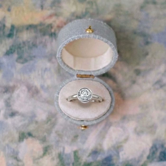 Bezel Set Solitaire Ring