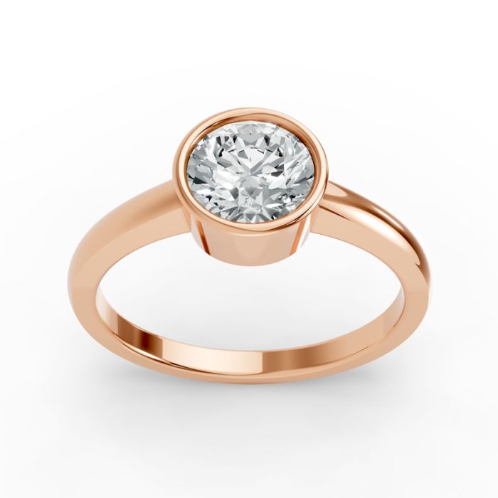 Bezel Set Solitaire Ring