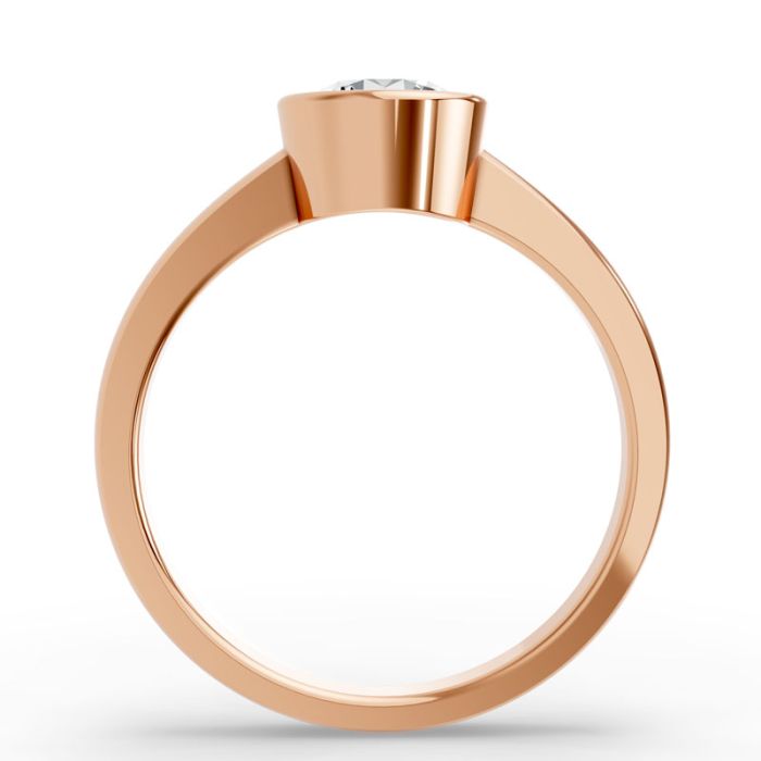 Bezel Set Solitaire Ring