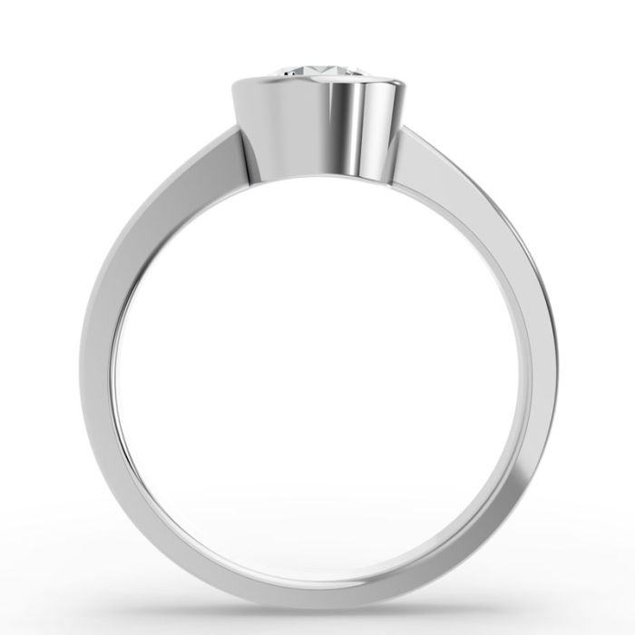 Bezel Set Solitaire Ring