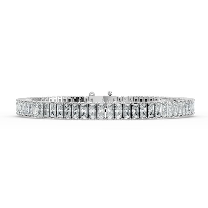 Radiant Shape Diamond Bracelets in Gold