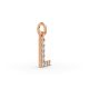 Round Shape Diamond Alphabet Collection in Gold