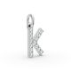 Round Shape Diamond Alphabet Collection in Gold