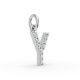 Round Shape Diamond Alphabet Collection in Gold