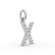Round Shape Diamond Alphabet Collection in Gold