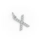 Round Shape Diamond Alphabet Collection in Gold