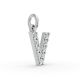 Round Shape Diamond Alphabet Collection in Gold