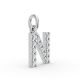 Round Shape Diamond Alphabet Collection in Gold
