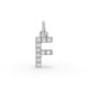 Round Shape Diamond Alphabet Collection in Gold
