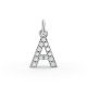 Round Shape Diamond Alphabet Collection in Gold
