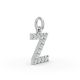 Round Shape Diamond Alphabet Collection in Gold