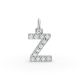 Round Shape Diamond Alphabet Collection in Gold