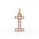 Round Shape Diamond Alphabet Collection in Gold
