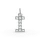 Round Shape Diamond Alphabet Collection in Gold