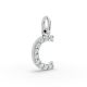 Round Shape Diamond Alphabet Collection in Gold