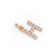 Round Shape Diamond Alphabet Collection in Gold