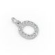 Round Shape Diamond Alphabet Collection in Gold