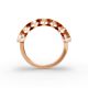 Marquise Shape Diamond Anniversary Band in Gold