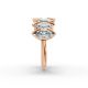 Marquise Shape Diamond Anniversary Band in Gold