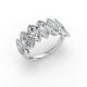 Marquise Shape Diamond Anniversary Band in Gold