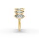 Marquise Shape Diamond Anniversary Band in Gold