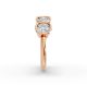 Cushion Shape Diamond Anniversary Band in Gold