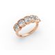 Cushion Shape Diamond Anniversary Band in Gold