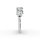 Cushion Shape Diamond Anniversary Band in Gold