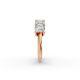 Cushion Shape Diamond Anniversary Band in Gold
