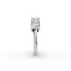 Cushion Shape Diamond Anniversary Band in Gold