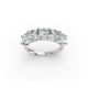 Cushion Shape Diamond Anniversary Band in Gold